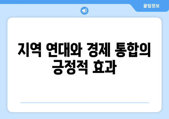 경제 통합의 장점과 리스크