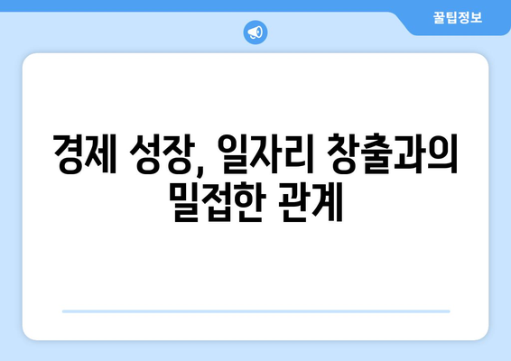 경제 성장률과 실업률의 상관관계