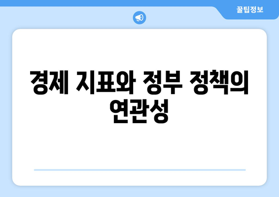 경제적 동향과 정책의 상관관계